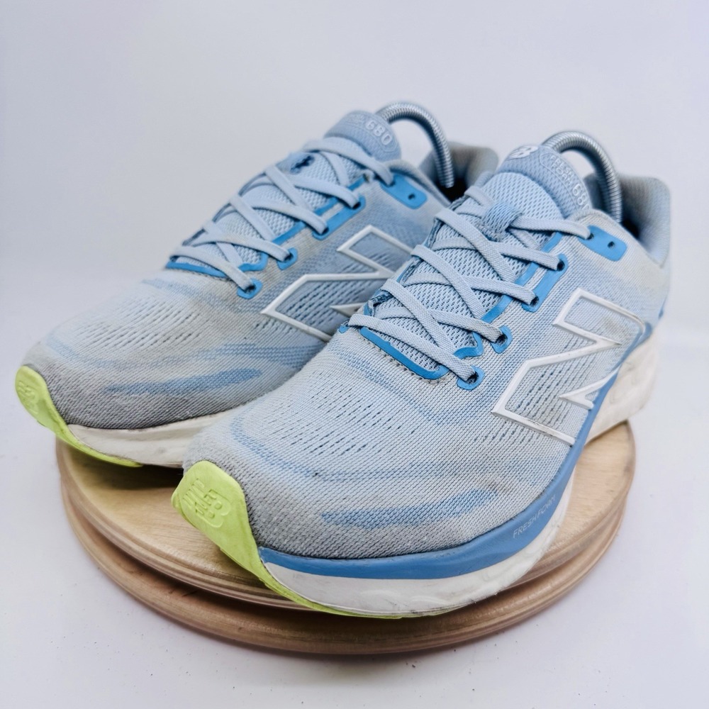 New Balance Fresh Foam 680 v8 Shoes Women's 10 Light Blue Running Cushioned